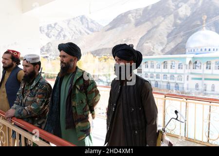 Panjshir Situation nach Ermächtigung Taliban und brechen den Widerstand Soldat. Ahmad Masoud will ihren Vaterweg fortsetzen, aber`s ist nicht erfolgreich. Stockfoto